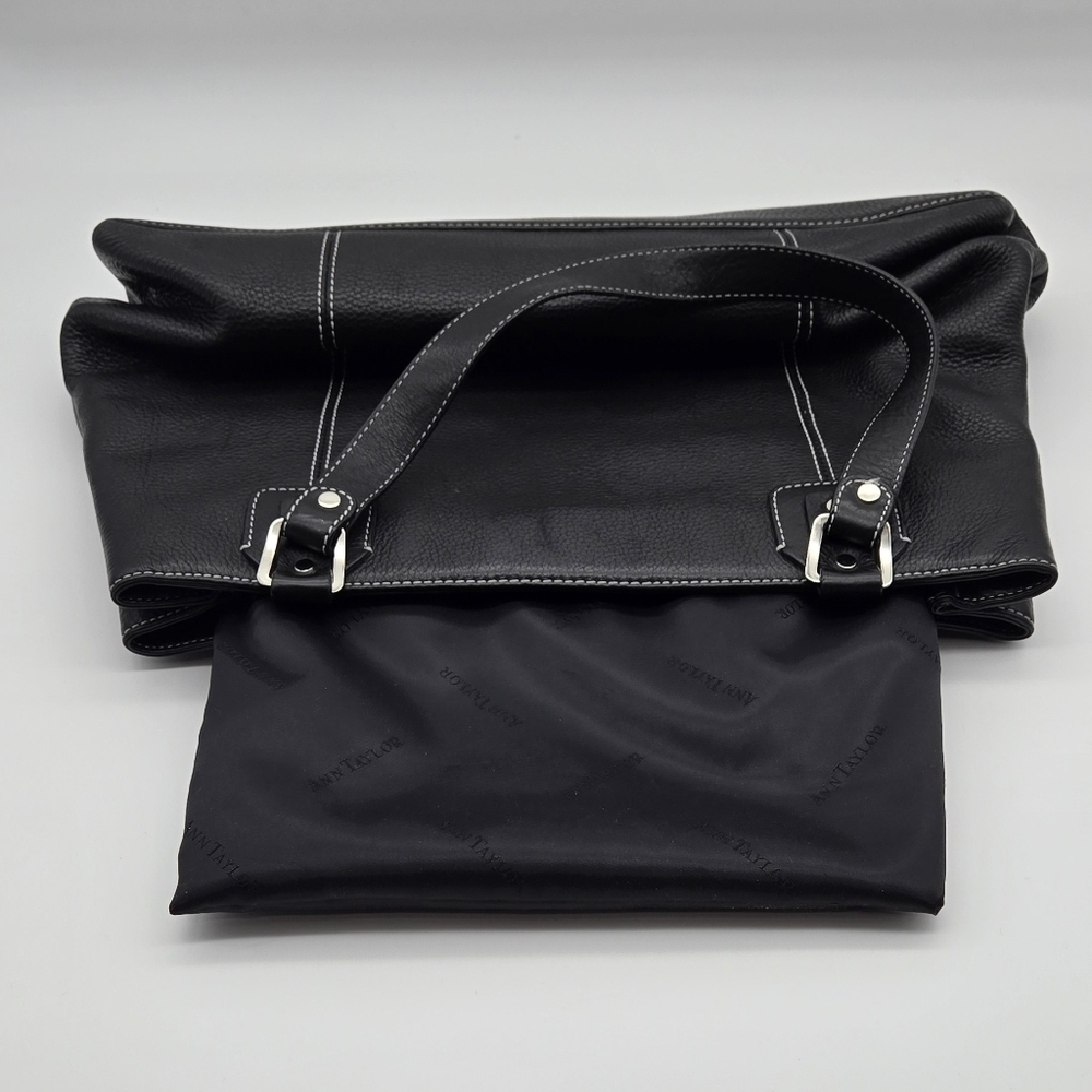 Beautiful Soft Genuine Leather Ann Taylor Shoulder Tote Bag